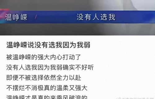 温峥嵘七次落选后坦言唱功不足终获接纳|乘风破浪的姐姐|庄法|乘风|人选|好感