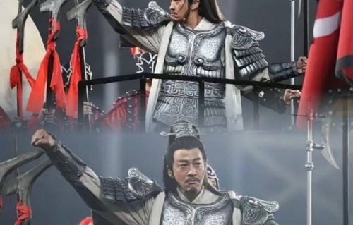 何润东手持方天画戟扮项羽超燃巡场！引爆苏超球迷