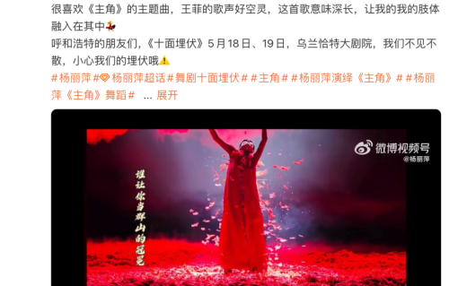 杨丽萍跳王菲唱的“主角”，道尽戏中人一生，网友：一舞入魂